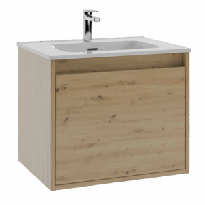 mueble de baño espacioso y funcional, con un cajón y lavabo
